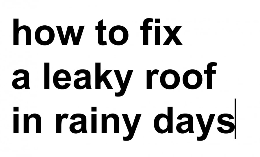 THAITAI FEVER - STAGE 3 | how to fix a leaky roof in rainy days